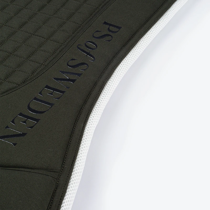 PS Of Sweden Elite Dressage Saddle Pad - Dark Green-2